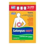 Salonpas Pain Relieving HOT Capsicum Patch, 3 Count