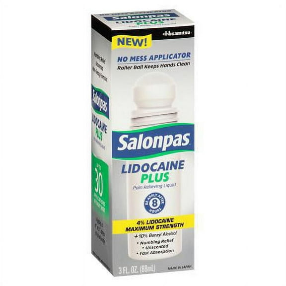 Salonpas LIDOCAINE PLUS Pain Relieving Liquid