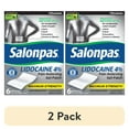 (2 pack) Salonpas Lidocaine Pain Relieving GelPatch with Maximum