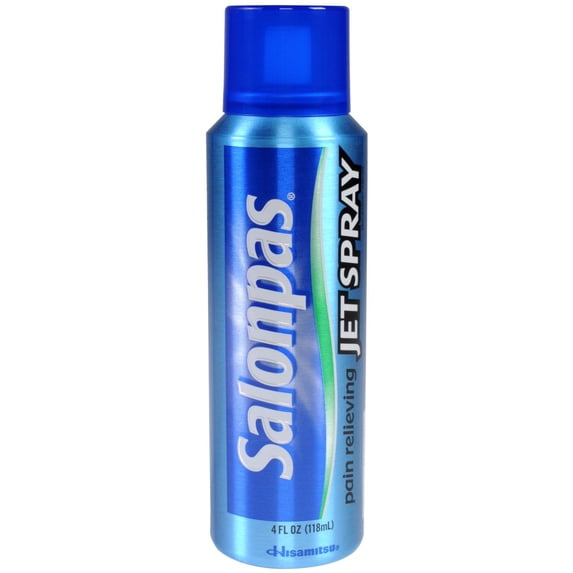 Salonpas Pain Relieving Jet Spray Topical Anagesic 4 Ounce Each