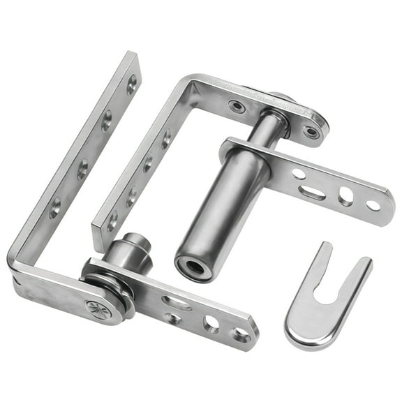 Saloon Door Hinges Dual Swing, 304 Stainless Steel Double Action Self Return Hinges, Cafe Door Hinges Dual Swing for Bar Half Waist Doors, Fits in / 2.2 cm Boards, Supports up to 33 lbs / 15 kg