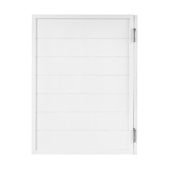 Saloon Doors 32"W x 42" H Single Swinging Cafe Doors - White Pine Wood with Hardware