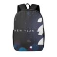 Salouo 2025 Happy New Year 2 Print Travel Laptop Backpack,17Inch Casual