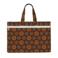 thumbnail image 1 of Salouo 60s and 70s Aesthetic1 for Canvas Tote File Bag, Tote Bag With Zipper Business Briefcase Document Bag with Handle A4 File Organizer Laptop Bag for Travel & Work, 1 of 8