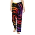 thumbnail image 1 of Salouo A Bright Abstract Print Women's Pajama Pants Casual Loose Sweatpants PJs Flowy Pants Drawstring Palazzo for Women Wide Leg Pants Lounge Pajama -XX-Large, 1 of 8