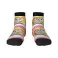 thumbnail image 1 of Salouo A Funny Cat Pattern Unisex Middle Tube Socks,Middle-Finger Knee High Socks Over The Calf Tube Stocking Crew Stockings for Women and Men Tube Socks, 1 of 8