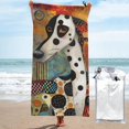 thumbnail image 1 of Salouo Abstract Dalmatian Art Pattern 1 Pack Bath Towel, Quick Drying Towels Premium Towels for for Body, Sport, Yoga, SPA, Fitness-, 1 of 8