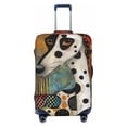 thumbnail image 1 of Salouo Abstract Dalmatian Art Pattern Travel Dust-proof Suitcase Cover, Softside Suitcase Protector Luggage Cover Protector for 18-32inch ,Not Included Suitcase, 1 of 8