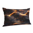 thumbnail image 1 of Salouo Abstract Glowing Wave Pattern Pattern Pillow Cases,1PC Pillow Covers with Envelope Closure Decorative Pillow Case for Bed Couch,Pillows Not Included-14"x20", 1 of 6