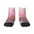 thumbnail image 1 of Salouo Abstract Pink Gold Splash Pattern Unisex Middle Tube Socks,Middle-Finger Knee High Socks Over The Calf Tube Stocking Crew Stockings for Women and Men Tube Socks, 1 of 8
