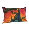 thumbnail image 1 of Salouo Abstract Tree Castle Pattern Pillow Cases,1PC Pillow Covers with Envelope Closure Decorative Pillow Case for Bed Couch,Pillows Not Included-14"x20", 1 of 6