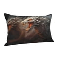 thumbnail image 1 of Salouo Abstract White Dragon Pattern Pillow Cases,1PC Pillow Covers with Envelope Closure Decorative Pillow Case for Bed Couch,Pillows Not Included-14"x20", 1 of 6