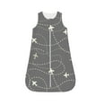 Salouo Airplane Routes Around The World Print Baby Sleep Sack Wearable