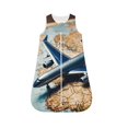 Salouo Airplane World Map Adventure Print Baby Sleep Sack Wearable