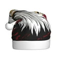 thumbnail image 1 of Salouo American Bald Eagle for Adult Christmas Hat Xmas Holiday Hat Santa Hat for Women & Men Festive Headwear Accessories Fit for Christmas/ New Year/Holiday/Party,1PC, 1 of 6