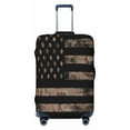 thumbnail image 1 of Salouo American Flag with Desert Camouflage Pattern Travel Dust-proof Suitcase Cover, Softside Suitcase Protector Luggage Cover Protector for 18-32inch ,Not Included Suitcase, 1 of 8