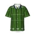 thumbnail image 1 of Salouo American Football Field for Hawaiian Shirt for Men,Summer Beach Casual Short Sleeve Button Down Shirts Men's Regular-Fit Short-Sleeve Print Shirt -Small, 1 of 6
