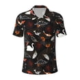 thumbnail image 1 of Salouo Animal Koi Fish for Men's Short Sleeve Polo Shirts,Polo Shirts for Men Performance Short Sleeve Golf Shirt Athletic Casual Collared T-Shirt-3X-Large, 1 of 8