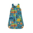 Salouo Animals In Camping Print Baby Sleep Sack Wearable Blanket for