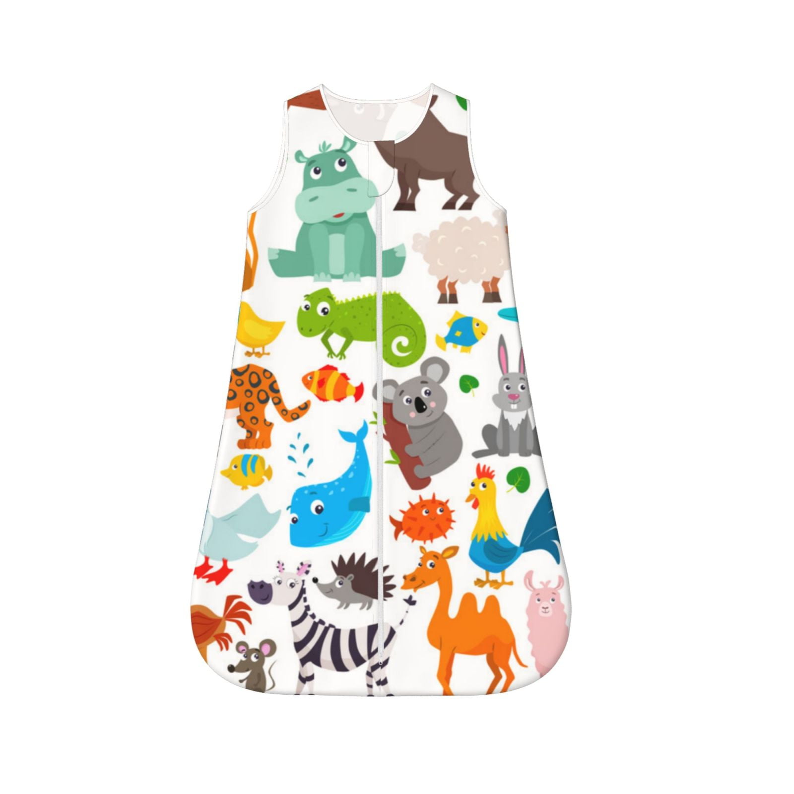 Salouo Animals Print Baby Sleep Sack Wearable Blanket for Babies