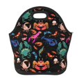 Salouo Animals Under Water for Lunch Tote,Lunch Bag Insulated Lunch Box