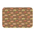 thumbnail image 1 of Salouo Armadillo Floral 1 Pattern Outdoor Indoor Sturdy Doormats 16’’×24’’, Anti Fatigue Soft Flannel Thick Door Mat,Non-Slip Rectangle Rug Cushion, 1 of 7