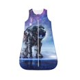 Salouo Astronauts Start Running Print Baby Sleep Sack Wearable Blanket