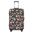 thumbnail image 1 of Salouo Autumn Fox Owl Pattern Travel Dust-proof Suitcase Cover, Softside Suitcase Protector Luggage Cover Protector for 18-32inch ,Not Included Suitcase, 1 of 8