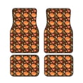 thumbnail image 1 of Salouo Autumn Pumpkin for Car Floor Mat Set of 4–Car Carpet Mats - Car Mats with Anti-Slip Backing & Driver Heel Pad Universal Fit for Cars, Trucks, SUVs, and Vans, 1 of 6