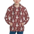 thumbnail image 1 of Salouo Autumn Scarecrow Harvest Joy Pattern Hoodie Sweatshirt for Youth, Fall Pullover Hoodie Sweatshirt Long-Sleeve Pullover Hooded Sweatshirt-Medium, 1 of 6