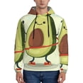 thumbnail image 1 of Salouo Avocado1 Pattern Men's Fall Hoodie Sweatshirt,Sport Hoodie with Pockets for Men Pullover Casual Hooded Sweatshirt-Small, 1 of 7