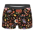 thumbnail image 1 of Salouo BBQ Party Print Men's Boxer Briefs,Breathable Underwear Elastic Waistband Briefs for Men -Medium, 1 of 8