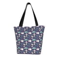 thumbnail image 1 of Salouo Bamboo Panda for Shoppers Tote for Women Foldable Handbags with Big Capacity Casual One-Shoulder Shopping Bag Hobo Bags Fit for Office/Shopping/Park, 1 of 6
