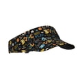 thumbnail image 1 of Salouo Basketball Pattern Sport Sun Visor Hats,1-Piece of Adult Sunscreen Visor Cap Adjustable Sun Hat for Outdoor Activities Fits for Women and Men (One Size), 1 of 6