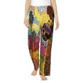 thumbnail image 1 of Salouo Beautiful African Woman Print Women's Pajama Pants Casual Loose Sweatpants PJs Flowy Pants Drawstring Palazzo for Women Wide Leg Pants Lounge Pajama -Small, 1 of 8