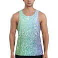 thumbnail image 1 of Salouo Beautiful Glitter for Men's Tank Tops,Sleeveless Muscle Shirts for Men Quick Dry Workout Tank Top Gym Muscle Tee Fitness Bodybuilding Sleeveless T Shirt-4X-Large, 1 of 7