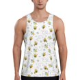 thumbnail image 1 of Salouo Bee for Men's Tank Tops,Sleeveless Muscle Shirts for Men Quick Dry Workout Tank Top Gym Muscle Tee Fitness Bodybuilding Sleeveless T Shirt-XX-Large, 1 of 7
