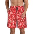 thumbnail image 1 of Salouo Beef Pattern Swim Trunks for Men,Men's Hawaiian Bathing Suit Swimsuits Quick Dry Swimming Board Shorts Beach Shorts with Pockets-3X-Large, 1 of 6