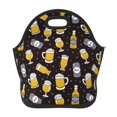 Salouo Beer In A Bottle for Lunch Tote,Lunch Bag Insulated Lunch Box