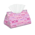 thumbnail image 1 of Salouo Best Mom ever Pattern Long Tissue Box Cover Rectangular–Plus Size Tissue Box Holder Modern LeatheLarge Tissue Holder for Bathroom Car & Office Decor, 1 of 7