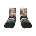 thumbnail image 1 of Salouo Black Cat Pink Bathroom Pattern Unisex Middle Tube Socks,Middle-Finger Knee High Socks Over The Calf Tube Stocking Crew Stockings for Women and Men Tube Socks, 1 of 8