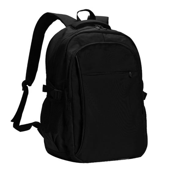 Salouo Black Pattern Extra Large Travel Laptop,Backpack with USB Charging Port College Backpack Business Work Bag Casual Daypack Fits for Men & Women