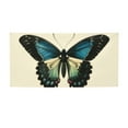 thumbnail image 1 of Salouo Blue Black Butterfly Art Pattern Holiday Banner Outside Party Decoration Banner (1PC) Festival Supplies Fit for Birthday Parties & Celebrations & Chrismas-Small, 1 of 8