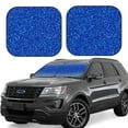 thumbnail image 1 of Salouo Blue Circles Mosaic Pattern Car Windshield Sun Shade Foldable | Front Windshield Shade for Sun, Heat and UV Rays | Interior Sun Protection-Small, 1 of 1