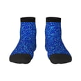 thumbnail image 1 of Salouo Blue Circles Mosaic Pattern Unisex Middle Tube Socks,Middle-Finger Knee High Socks Over The Calf Tube Stocking Crew Stockings for Women and Men Tube Socks, 1 of 8