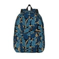 thumbnail image 1 of Salouo Blue Leaves A for Travel Backpack for Men Women,Casual Laptop Backpack Daypack Business Work Bag for Travel、Hiking、Weekend -Medium, 1 of 5