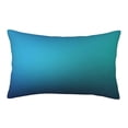 thumbnail image 1 of Salouo Blue to turquoise Print Print Pillow Case Cover,Wrinkle-Free Bed Pillow Cover Pack of 1 Home Decor Fade-Resistant and Stain-Resistant ,Pillows Not Included-14"x20", 1 of 6