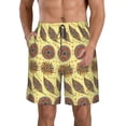 thumbnail image 1 of Salouo Bohemia Pattern Swim Trunks for Men,Men's Hawaiian Bathing Suit Swimsuits Quick Dry Swimming Board Shorts Beach Shorts with Pockets-Large, 1 of 6