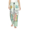 thumbnail image 1 of Salouo Books Print Women's Pajama Pants Casual Loose Sweatpants PJs Flowy Pants Drawstring Palazzo for Women Wide Leg Pants Lounge Pajama -X-Large, 1 of 8