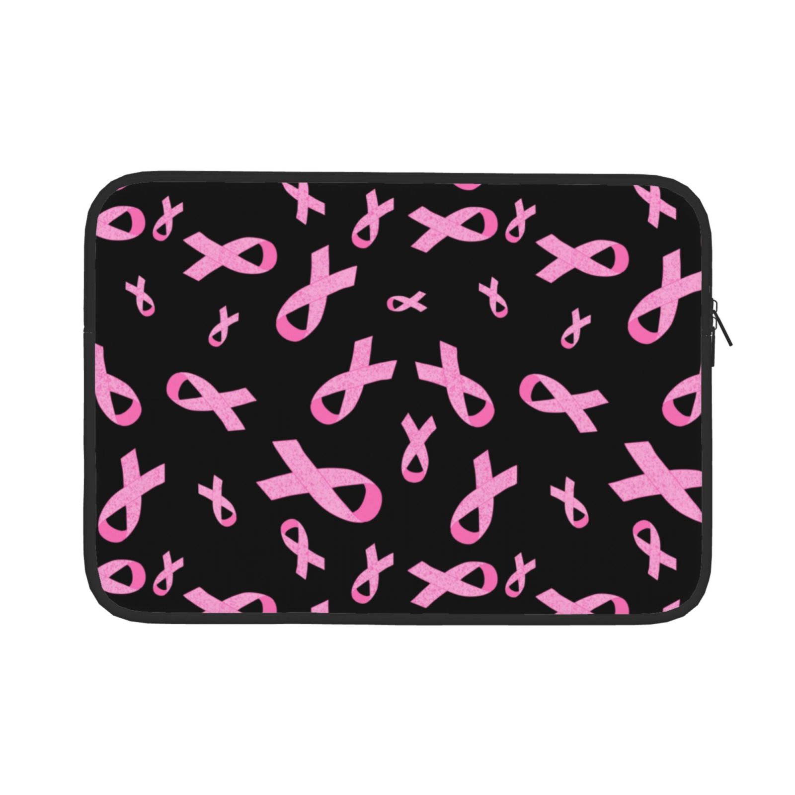 Salouo Breast Cancer Awareness Pattern Laptop Sleeve Case, Laptop Cover